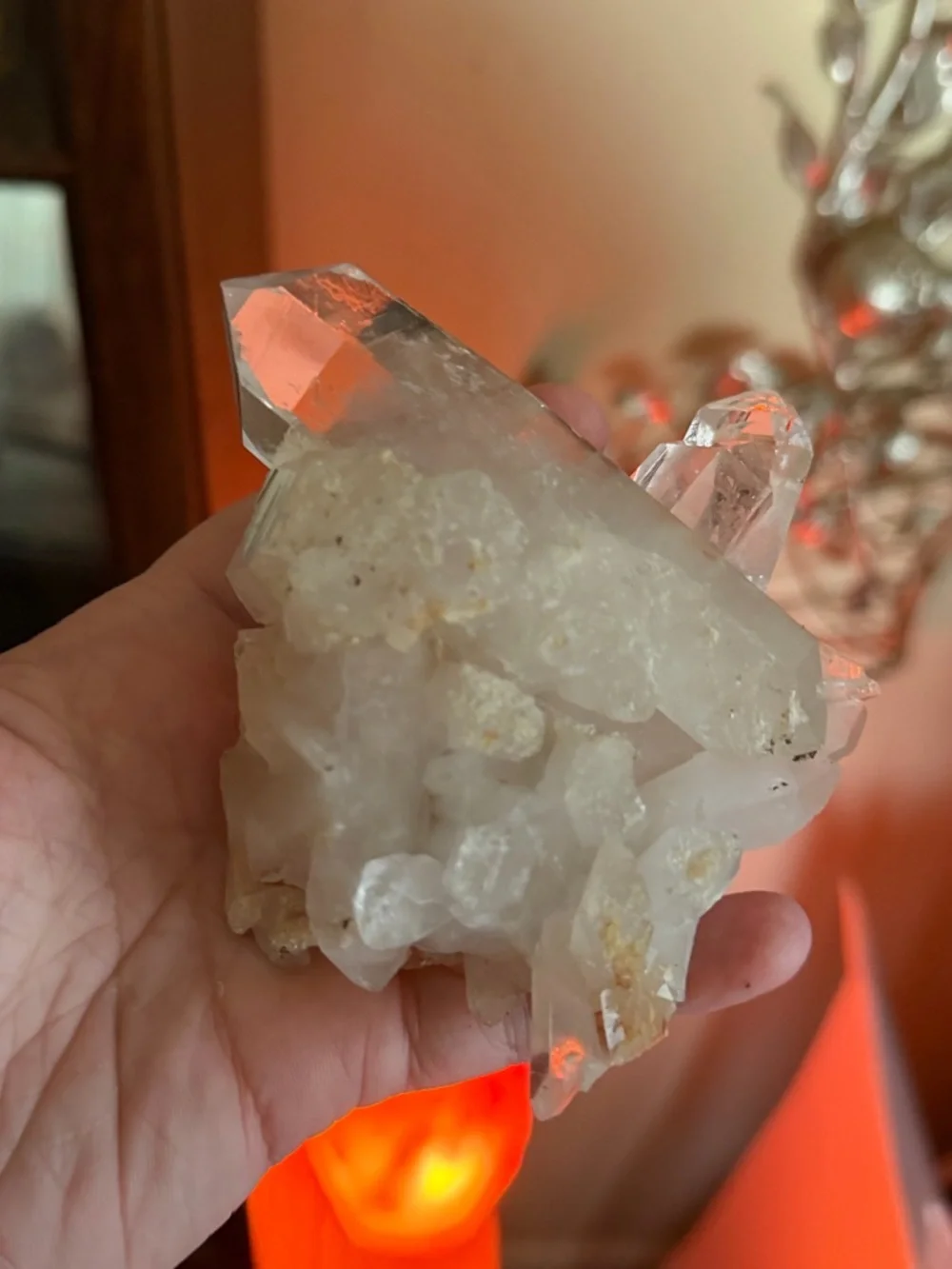 🔥🔥🔥Local Find !!! Arkansas Natural Clear Quartz Cluster -❤️❤️❤️!!